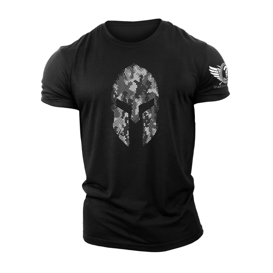 Spartan Helmet Camo T-Shirt